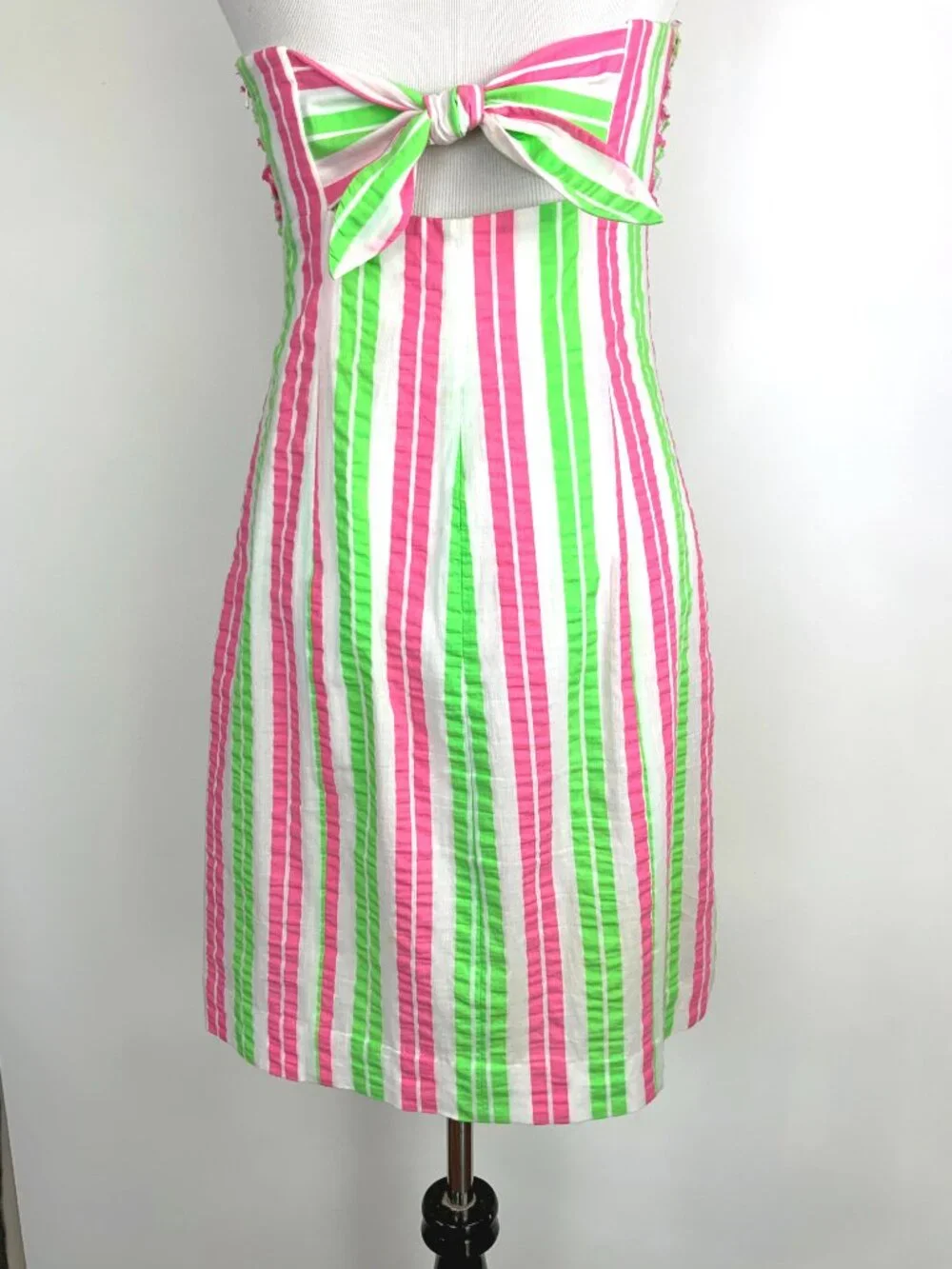 Lilly Pulitzer Franco Cotton Strapless Mini Dress Summer Vacation Sz 8 - Picture 7 of 16